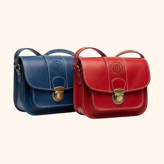 Linpauj Classic Structured Leather Crossbody